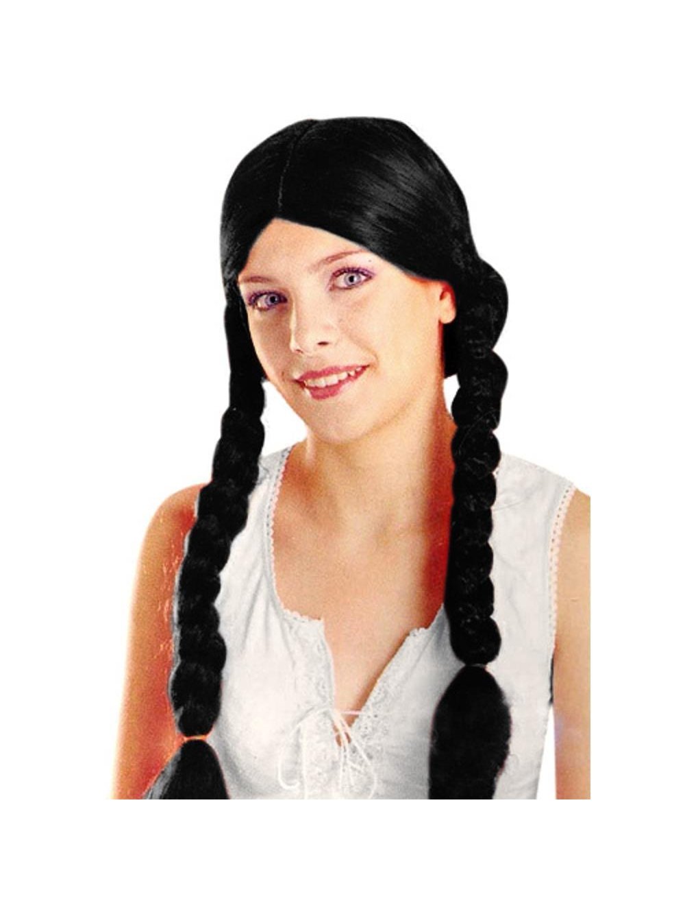 Adult Brown Pig Tail Wig-COSTUMEISH