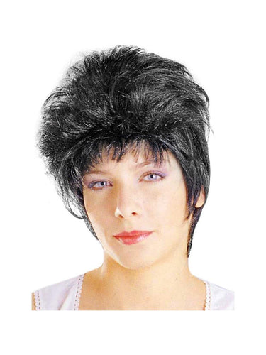 Adult Short Black Costume Wig-COSTUMEISH