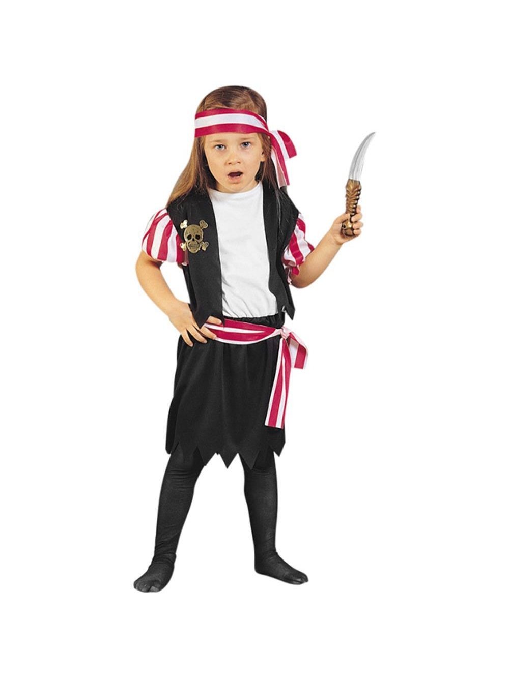 Toddler Carribean Pirate Girl Costume-COSTUMEISH