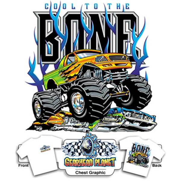 Ford Cool to the Bone on White T-Shirt