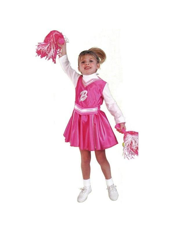 Child Barbie Cheerleader Costume-COSTUMEISH