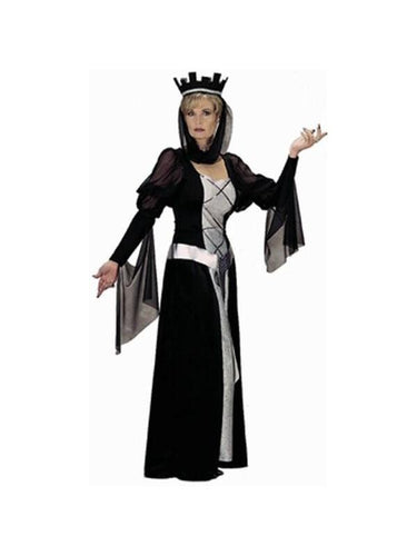Adult Black Queen Costume-COSTUMEISH