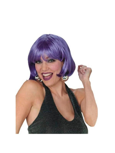 Adult Purple Short Bob Wig-COSTUMEISH