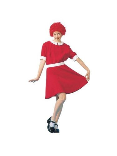 Adult's Red Orphan Costume-COSTUMEISH