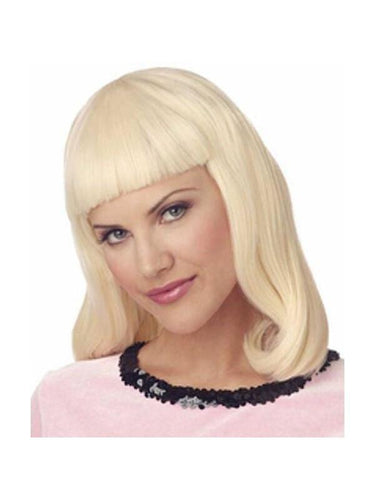Women's Blonde Page Boy Wig-COSTUMEISH