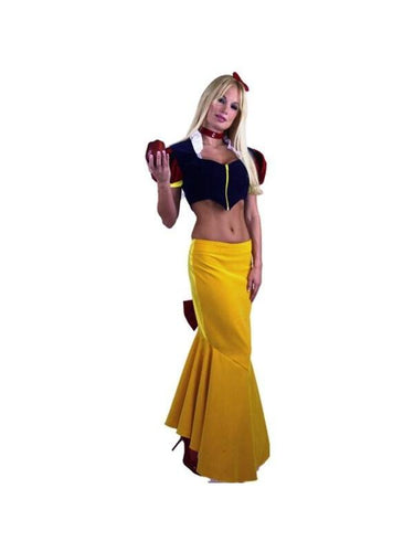 Adult Sexy 2 Piece Snow White Costume-COSTUMEISH