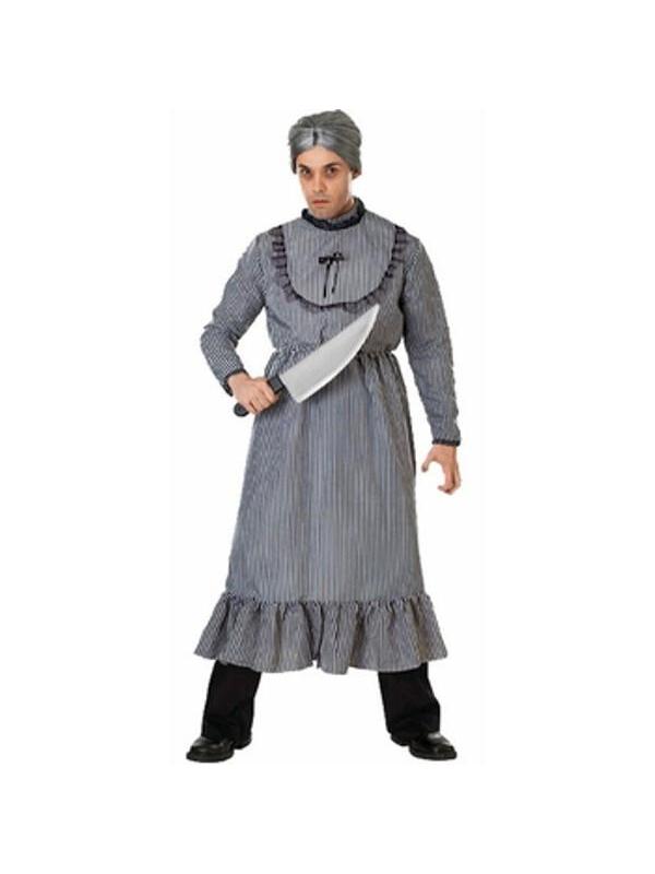 Adult Psycho Mother's Dress Costume-COSTUMEISH