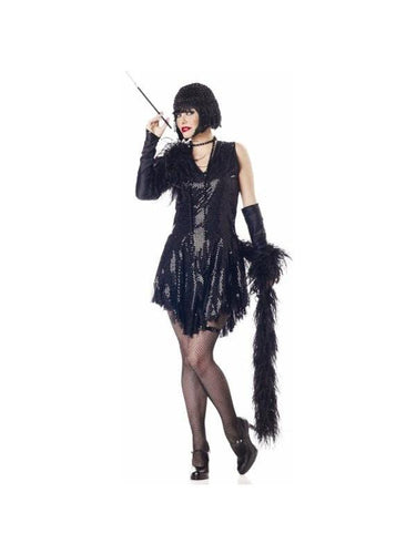 Adult Sequined Flapper Costume-COSTUMEISH