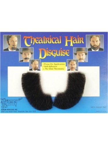 Adult Bradley Wiggins Sideburns Costume Hair-COSTUMEISH
