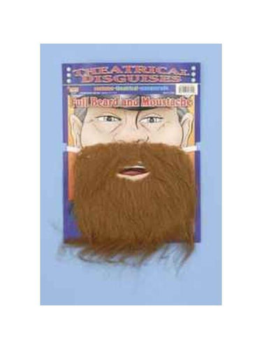 Adult Brown Costume Pirate Beard-COSTUMEISH