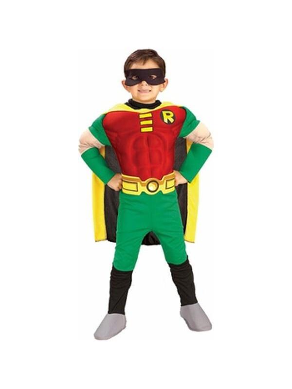 Child's Deluxe Muscle Chest Robin Costume-COSTUMEISH