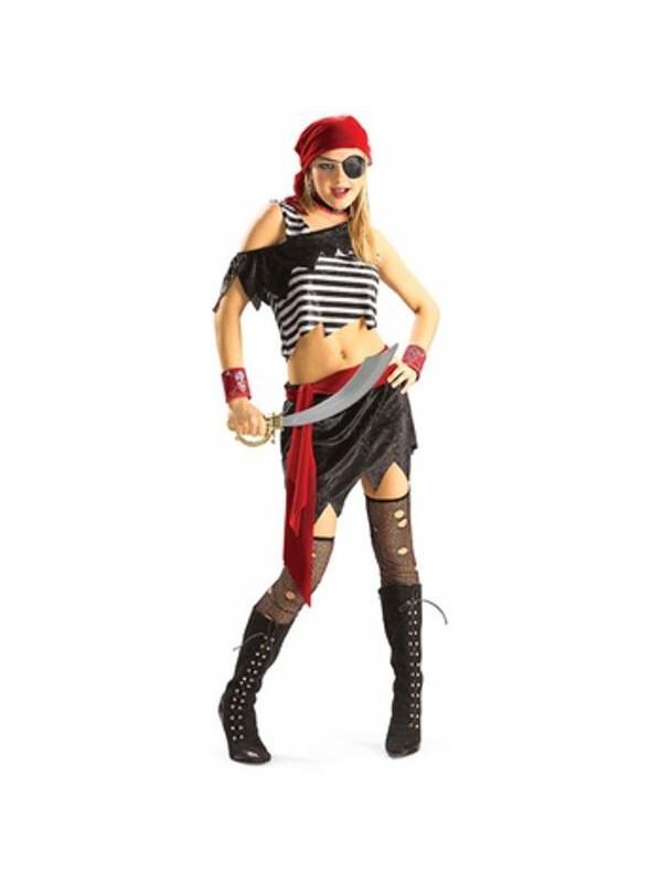 Teen Ragged Pirate Costume-COSTUMEISH