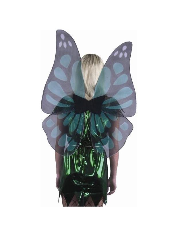 Jade & Black Butterfly Costume Wings-COSTUMEISH