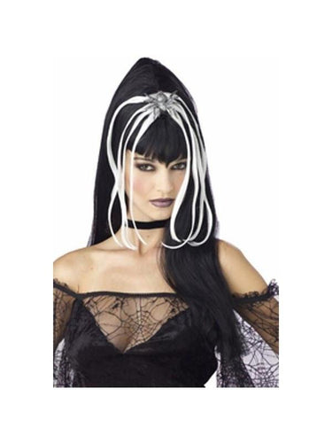 Women's Wicked Black Widow Wig-COSTUMEISH