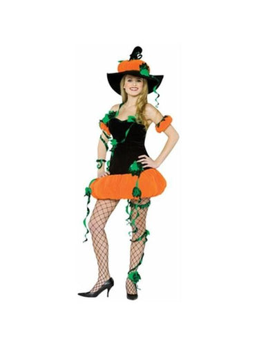Adult Pumpkin Lady Costume-COSTUMEISH
