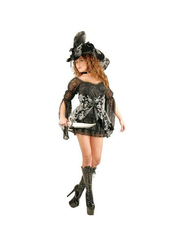 Adult Sexy Classic Lacey Pirate Costume-COSTUMEISH
