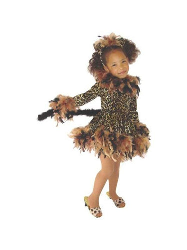 Child Leopard Cat Dress Costume-COSTUMEISH