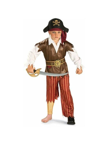 Child's Peg Leg Pirate Costume-COSTUMEISH