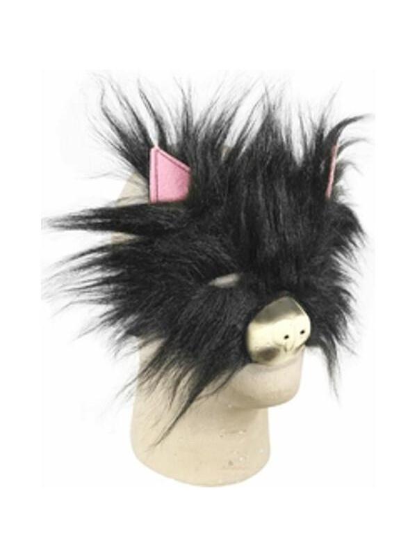 Plush Cat Costume Face Mask-COSTUMEISH