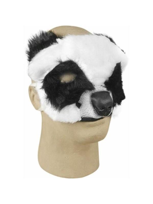 Plush Panda Bear Costume Face Mask-COSTUMEISH