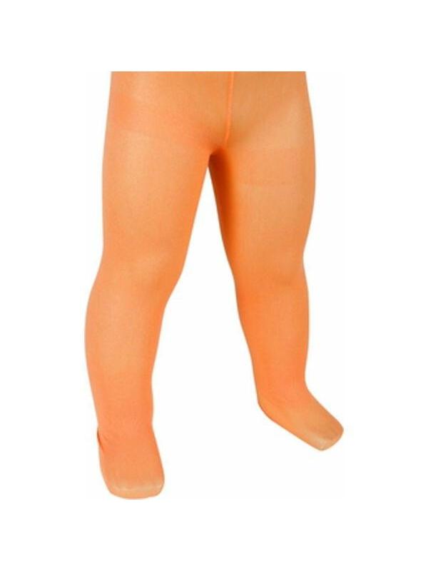 Childs Solid Orange Tights-COSTUMEISH