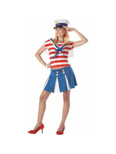 Teen Cruise Ship Cutie Sailor Costume-COSTUMEISH