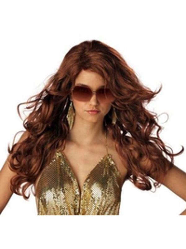 Auburn Sexy Mermaid Costume Wig-COSTUMEISH