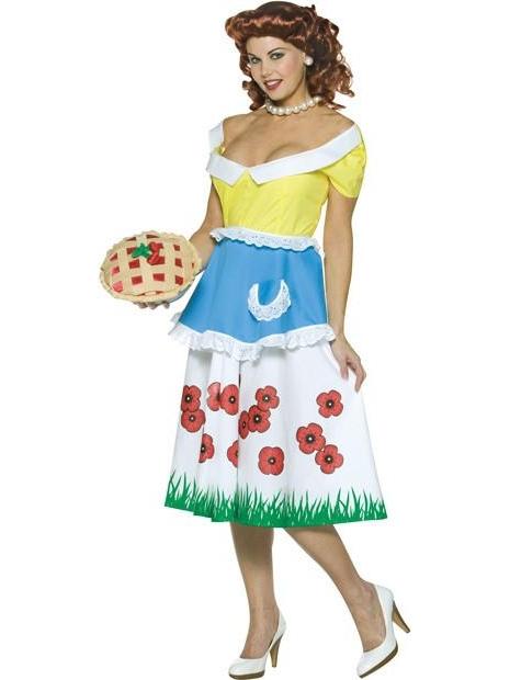 Adult Womens June Cleavage Costume-COSTUMEISH