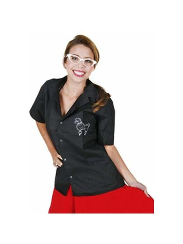 Adult 50s Poodle Blouse-COSTUMEISH