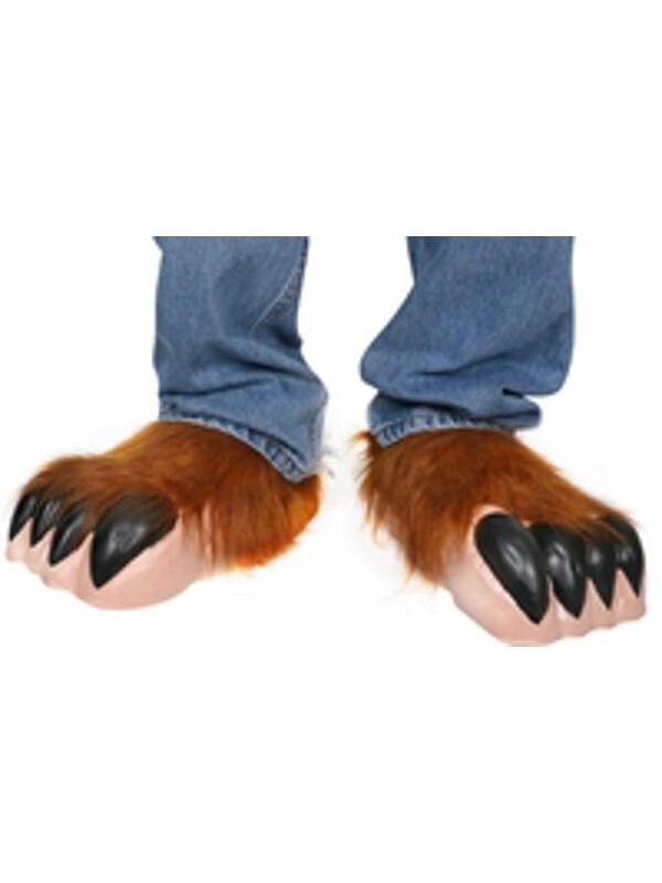 Childs Wolfman Costume Shoe Covers-COSTUMEISH