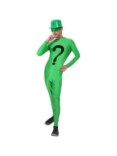 Adult Riddle Man Costume-COSTUMEISH