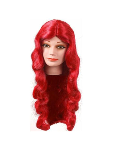 Red Deluxe Jessica Rabbit Wig-COSTUMEISH