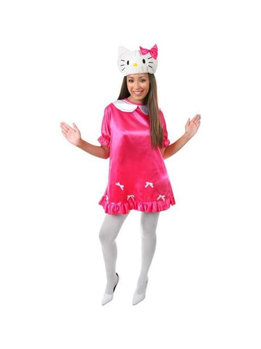 Adult White Kitty Costume-COSTUMEISH