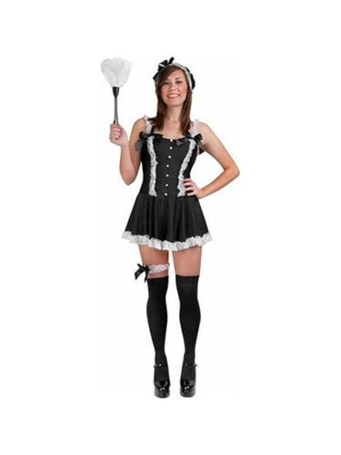 Adult Sexy French Maid Costume-COSTUMEISH