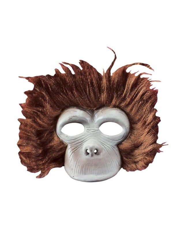 Child's Plush Chimp Mask-COSTUMEISH