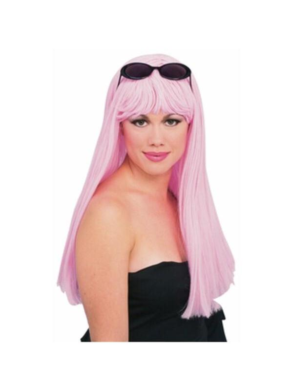 Light Pink Glamour Wig-COSTUMEISH