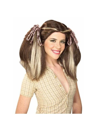 Brown Farm Girl Wig-COSTUMEISH