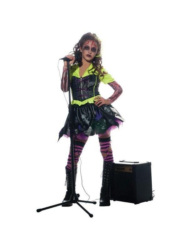 Childs Zombie Rocker Costume-COSTUMEISH