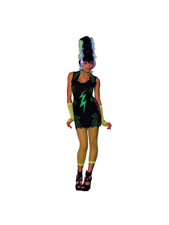 Women's Raver Franken-Bride Costume-COSTUMEISH