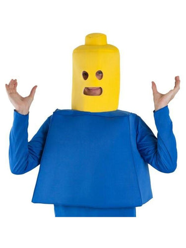Adult Building Block Man Costume-COSTUMEISH