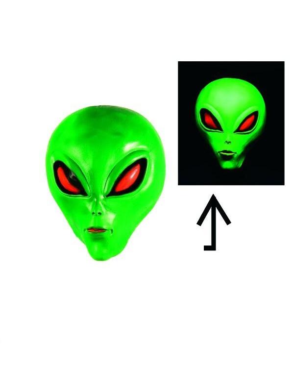 Glow in the Dark Alien Masks-COSTUMEISH