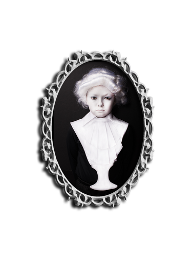 Child Statue Bust Head on Pedestal Costume-COSTUMEISH