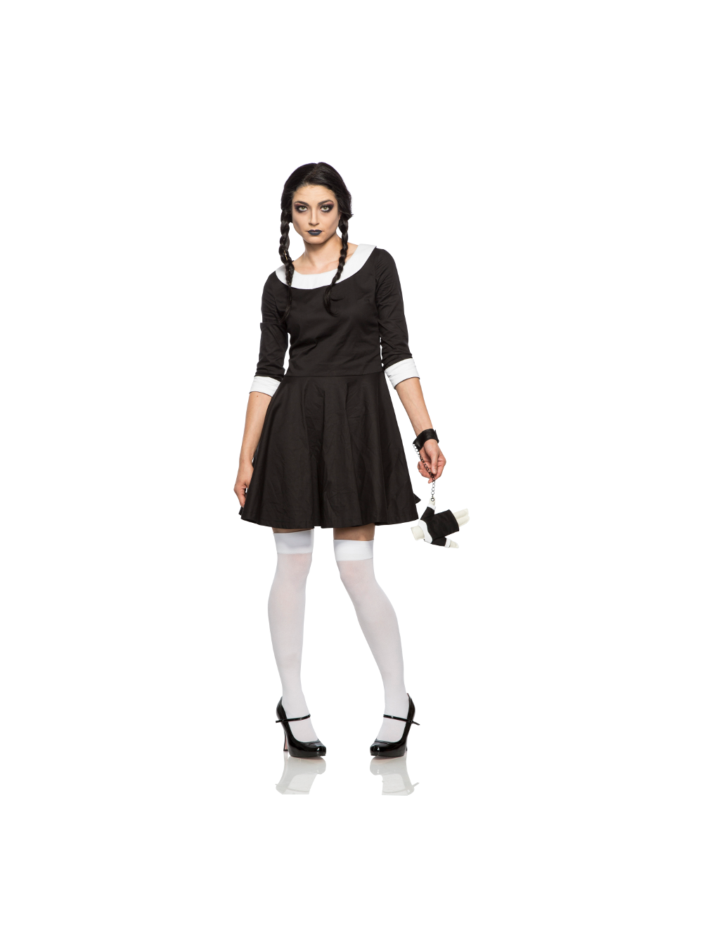 Women's Gothic Wednesday Costume-COSTUMEISH