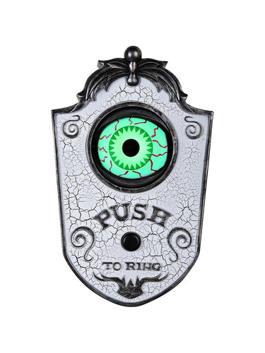 Animated Eyeball Doorbell Halloween Decoration-COSTUMEISH