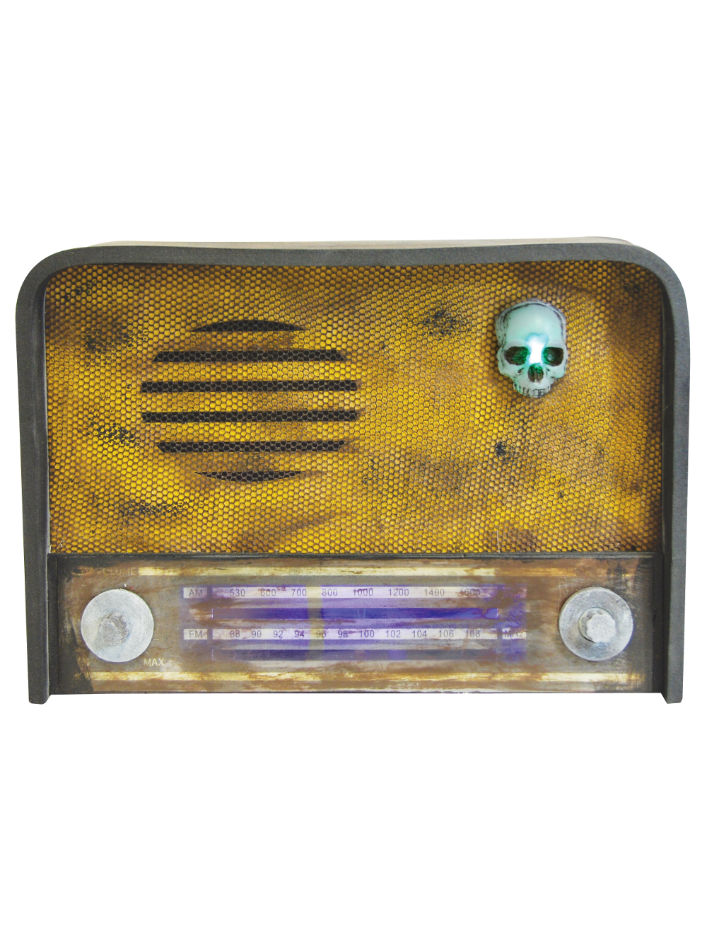 Radio w/ Sound Halloween Decoration-COSTUMEISH