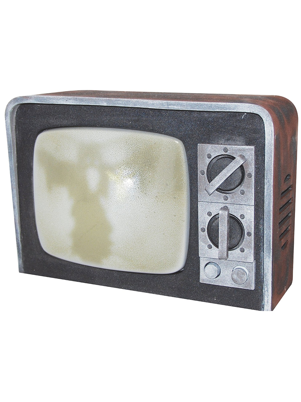 Broken Television w/Sound Halloween Prop-COSTUMEISH
