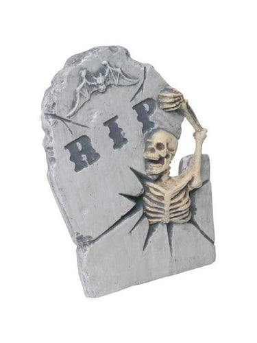 Break-Out Skeleton Halloween Tombstone Prop-COSTUMEISH