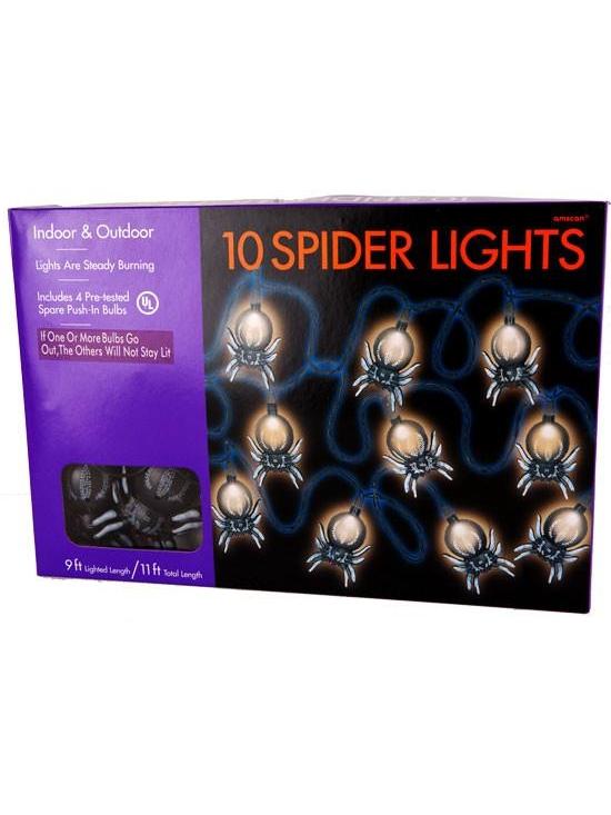 Black Spider String Lights 14FT-COSTUMEISH