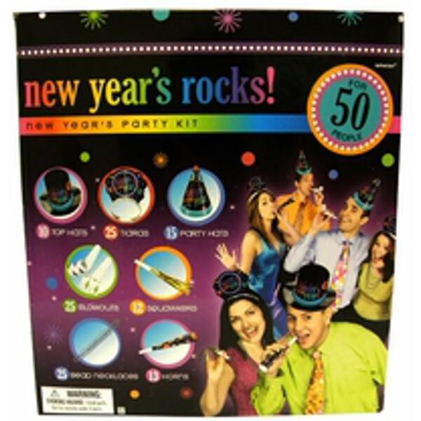 New Years Rocks! Party Kit for 50 People