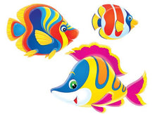 Load image into Gallery viewer, Pool Deco Magnetic Fish Decals - 3
